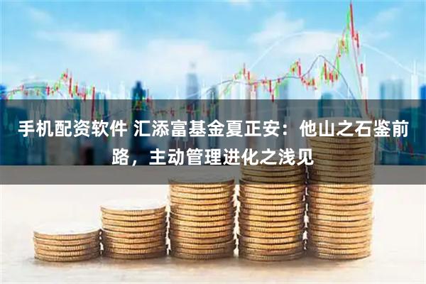 手机配资软件 汇添富基金夏正安：他山之石鉴前路，主动管理进化之浅见