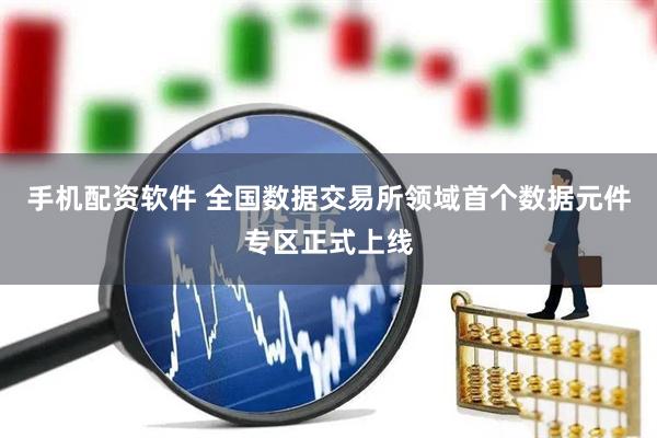 手机配资软件 全国数据交易所领域首个数据元件专区正式上线